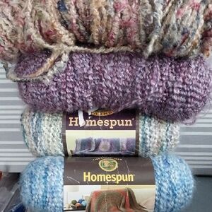 Lion Brand Homespun Yarn Bundle - Multicolor